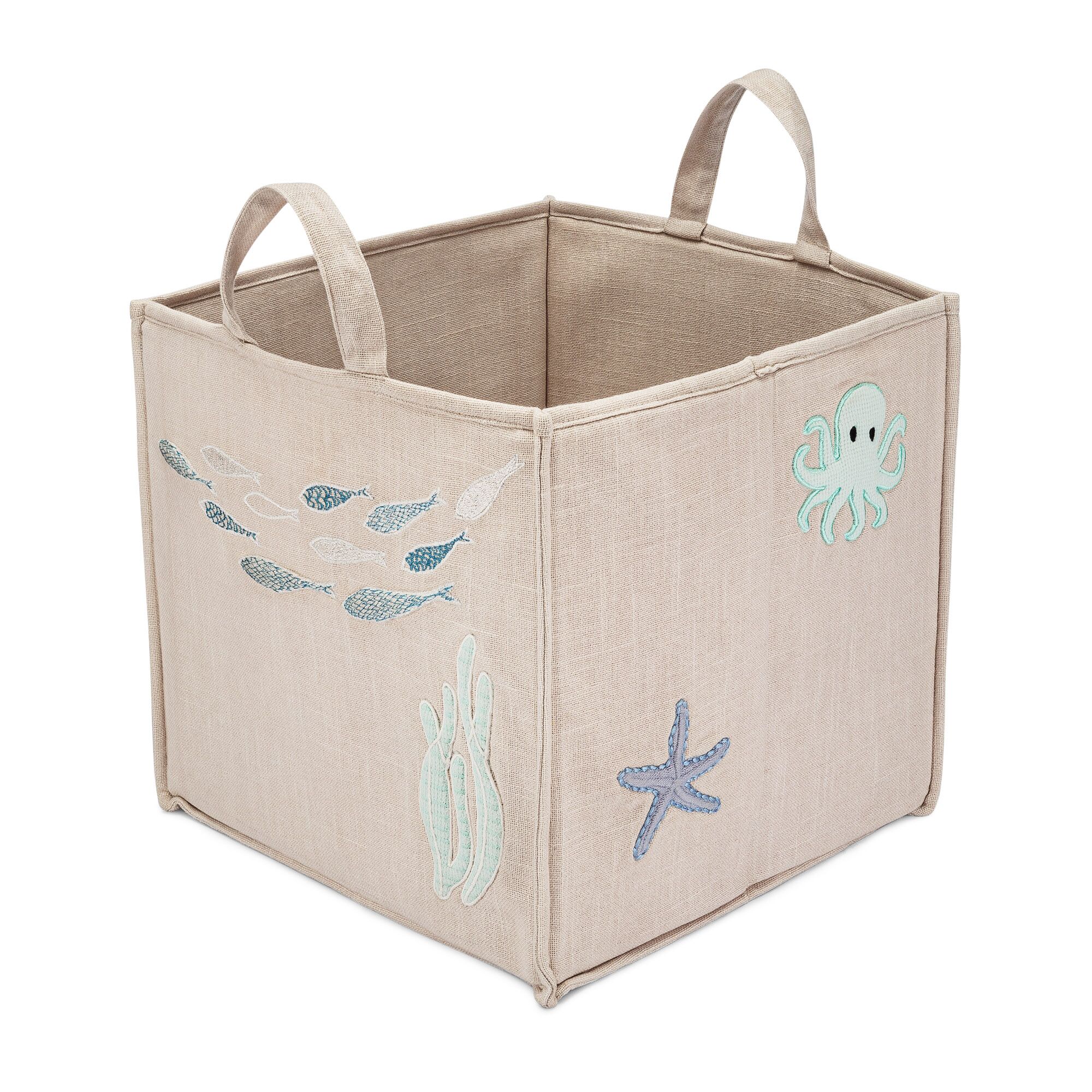 Cove Nursery Storage Cube - Ocean Animals | Crane Baby
